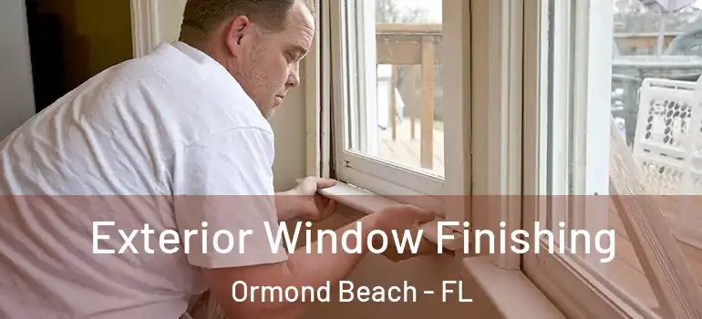  Exterior Window Finishing Ormond Beach - FL