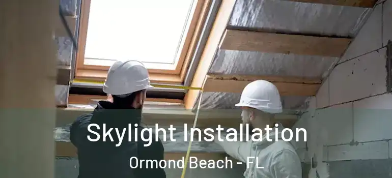  Skylight Installation Ormond Beach - FL